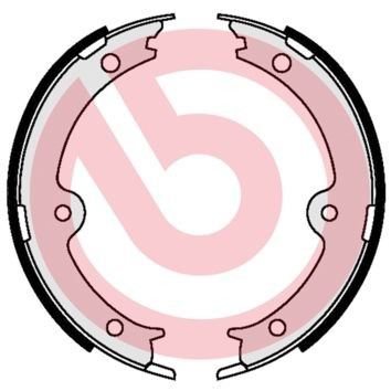S83564 Brembo Гальмівні колодки ручника