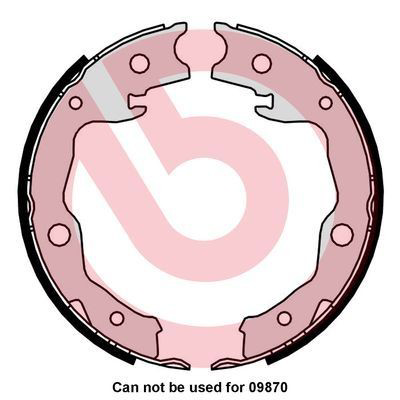 S83568 Brembo Гальмівні колодки ручника