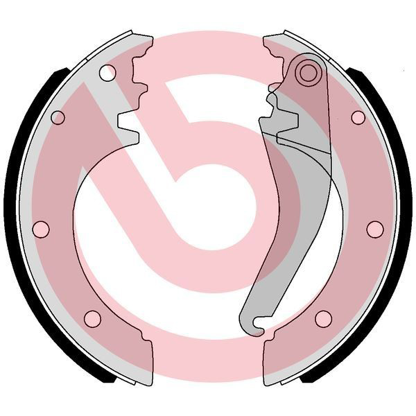 Колодки гальмові задні, барабанні Brembo SA6509 ціна, від 50.67 USD