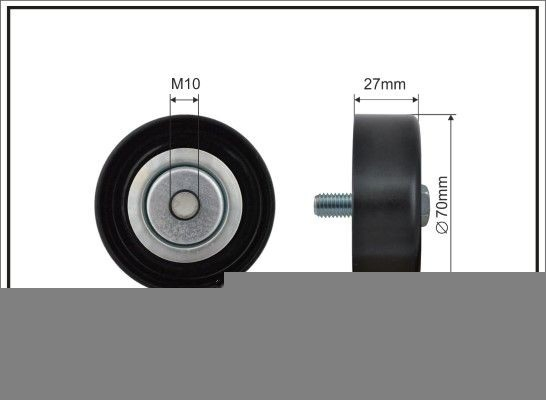 Ролик приводного ременя, паразитний Daejin DJ343025 ціна, від 20.07 USD