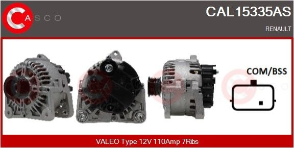CAL15335AS Casco Авто генератор