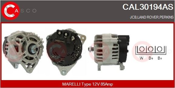 CAL30194AS Casco Авто генератор