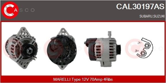 CAL30197AS Casco Авто генератор