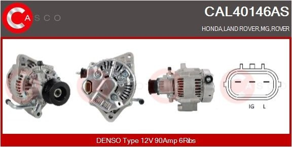 CAL40146AS Casco Авто генератор
