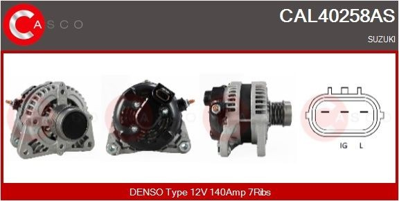 CAL40258AS Casco Авто генератор
