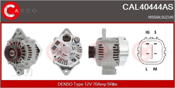 CAL40444AS Casco Авто генератор