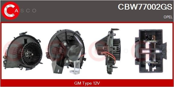 CBW77002GS Casco Електромотор пічки