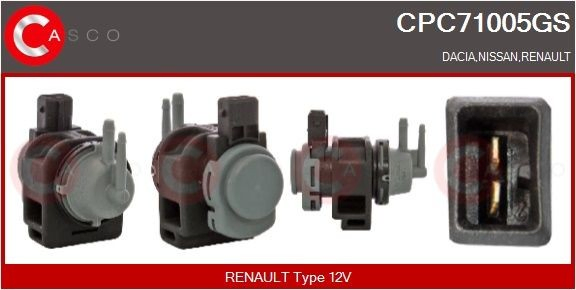 CPC71005GS Casco Клапан перетворювач тиску наддуву (соленоїд)