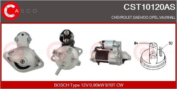 Стартер Chevrolet Aveo I хетчбек (T200) (2003 - 2008) ціна, від 34.44 USD