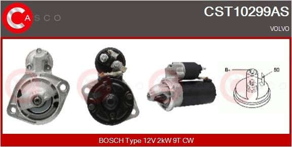 CST10299AS Casco Стартер двигуна
