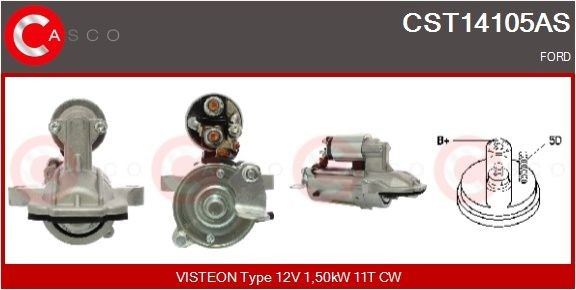 CST14105AS Casco Стартер двигуна