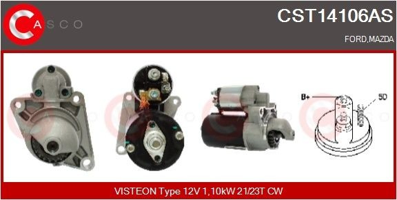 CST14106AS Casco Стартер двигуна
