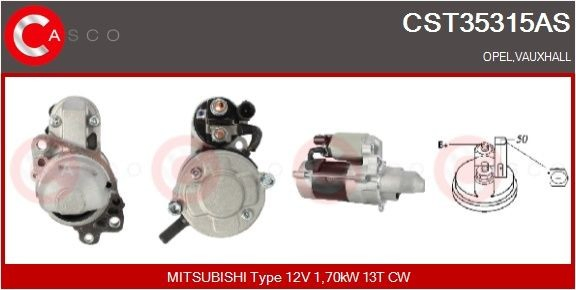 CST35315AS Casco Стартер двигуна