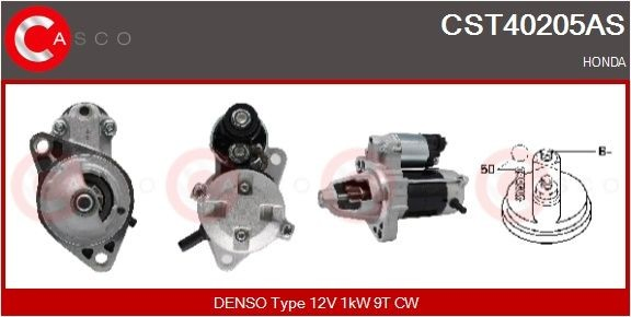 CST40205AS Casco Стартер двигуна