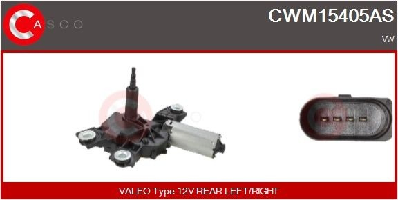 CWM15405AS Casco Моторчик заднього двірника