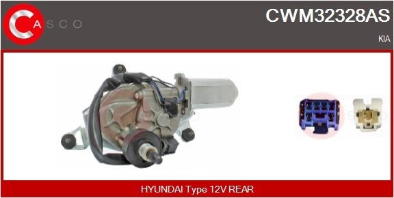CWM32328AS Casco Моторчик заднього двірника