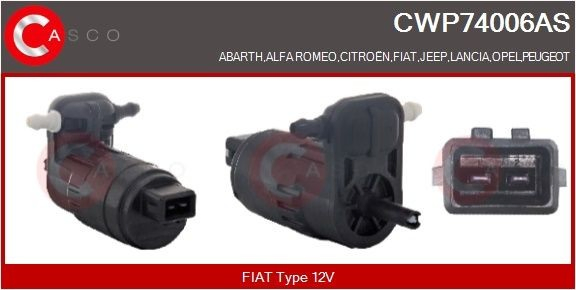 CWP74006AS Casco Мотор омивача