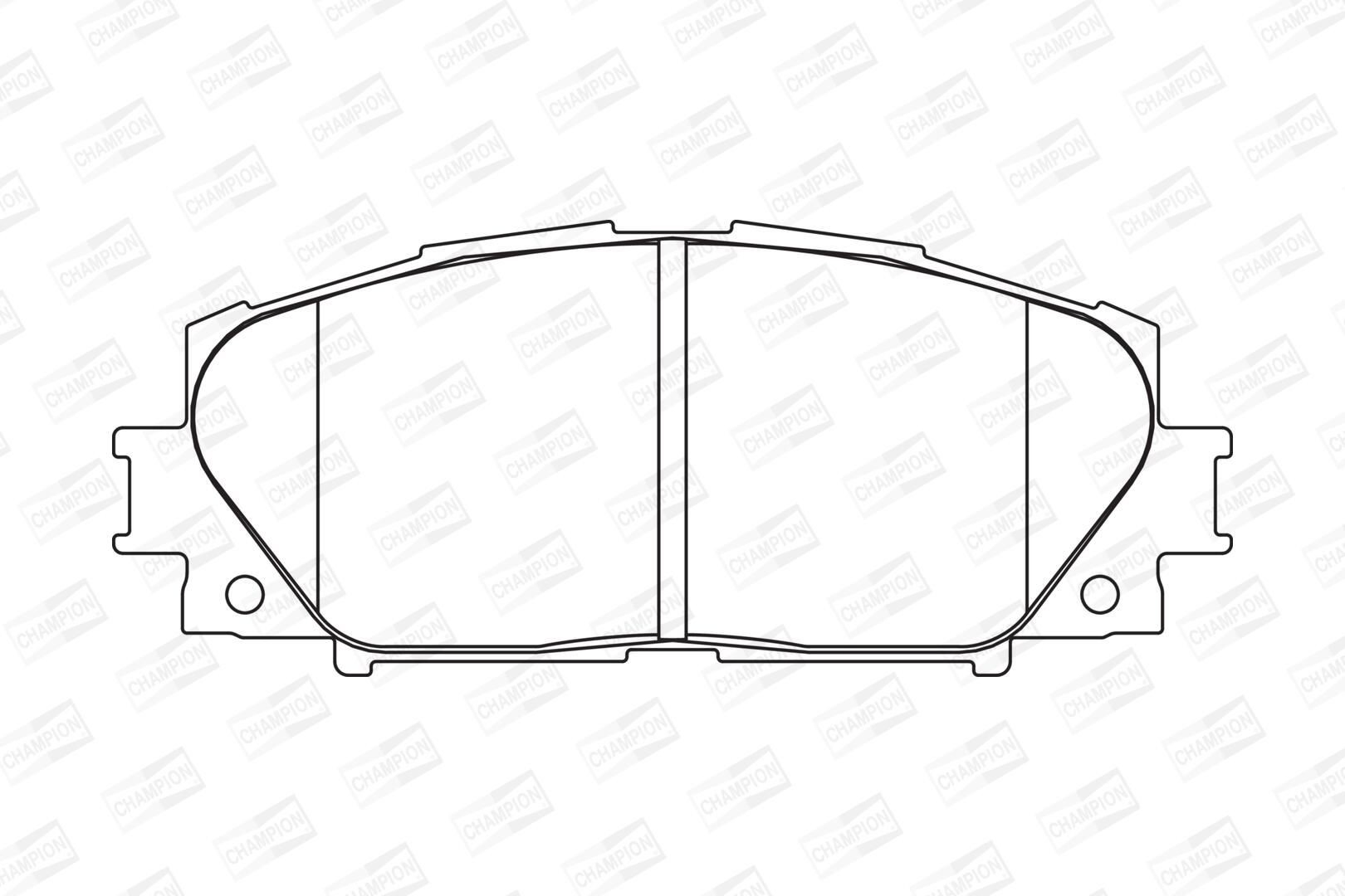 Тормозні колодки Toyota Yaris 