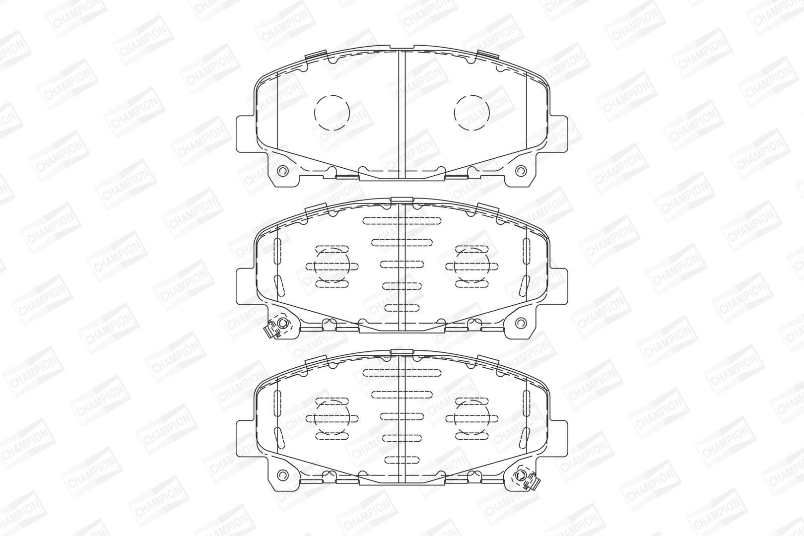 Гальмівні колодки Honda Accord VIII седан (CU) (2008 - 2015) ціна, від 22.81 USD