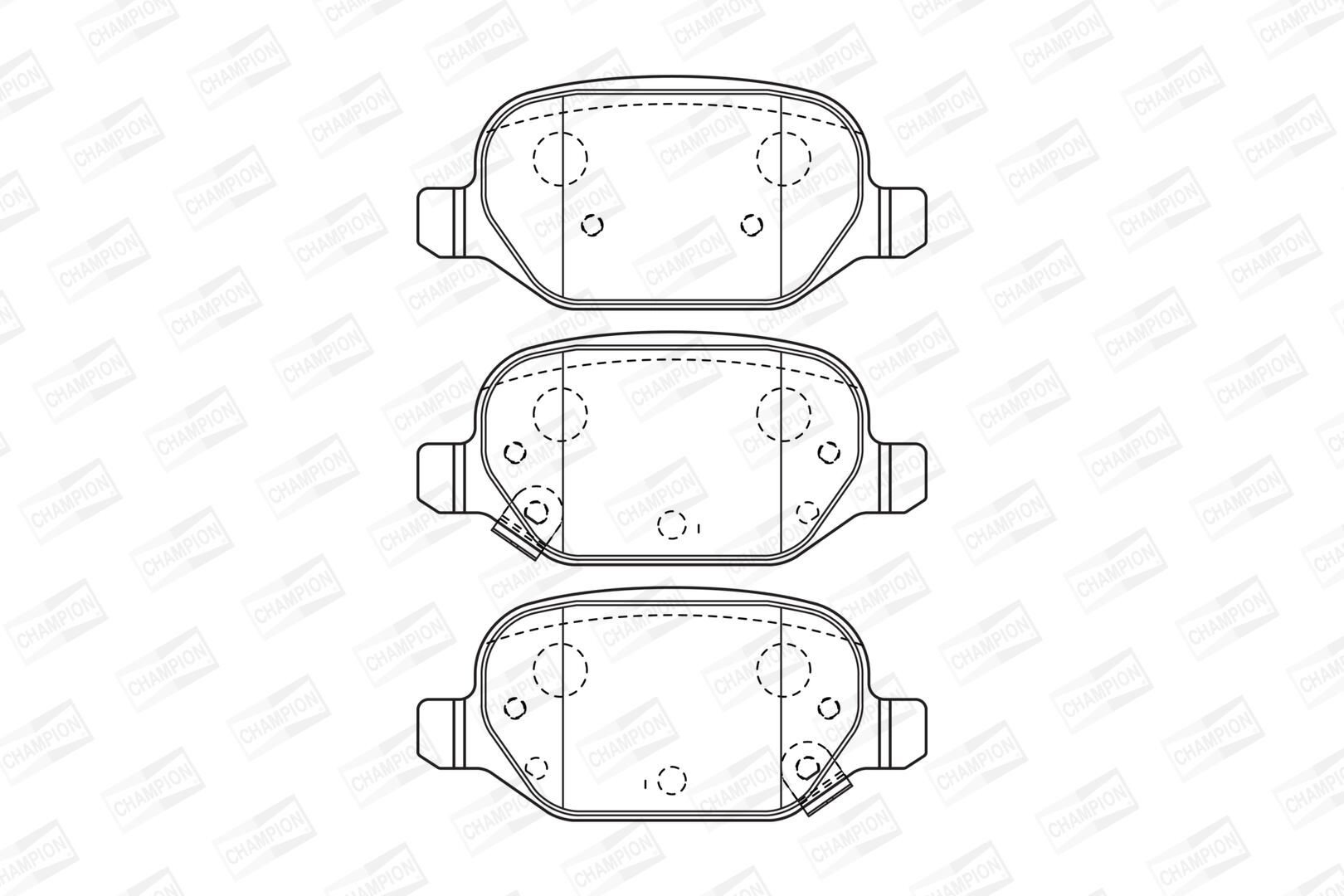 Купити 986494935 Bosch Задні колодки