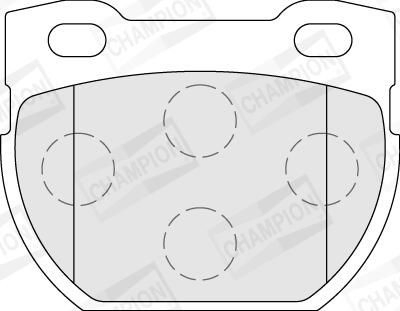 SFP000250 Allmakes Колодки гальмівні задні, дискові