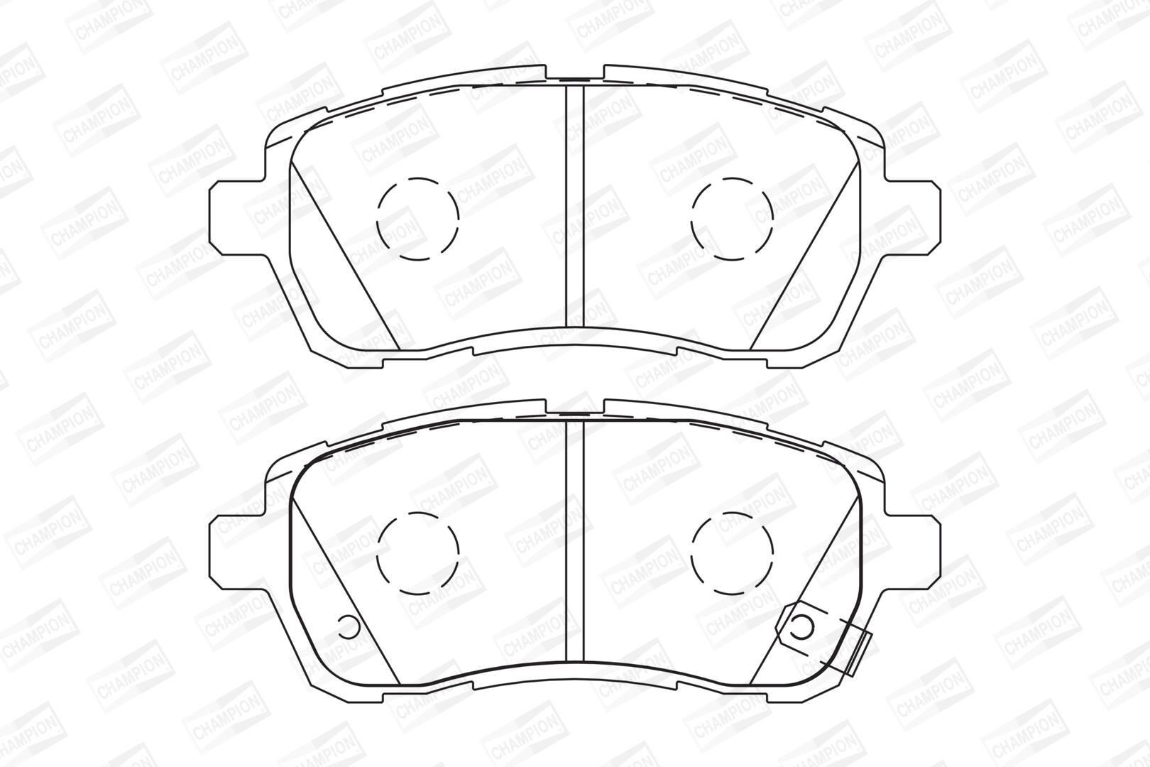 Гальмівні колодки Mazda 2 II хетчбек (DE) (2007 - 2014) ціна, від 22.87 USD