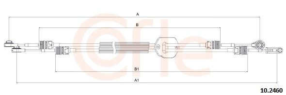 Купити 1637142780 Peugeot/Citroen Трос перемикання передач