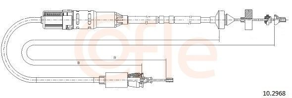 Трос зчеплення AD410185 Adriauto