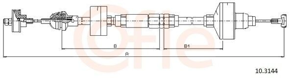 Купити AD550163 Adriauto Трос зчеплення