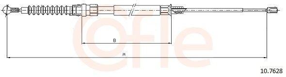 Трос ручного гальма задній, правий/лівий MTX CPUC108 ціна, від 0.71 USD