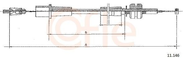AD330330 Adriauto Трос газу (акселератора)