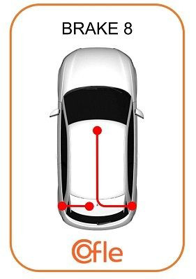 Купити 90297921 Opel Трос ручного гальма задній, правий