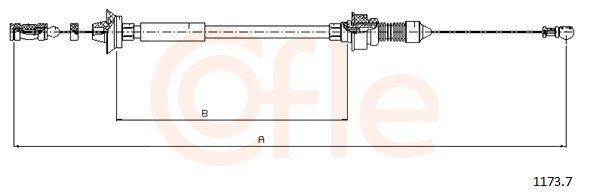 Купити AD113621 Adriauto Трос газу