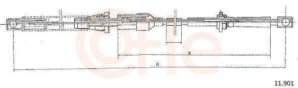 AD130335 Adriauto Трос газу (акселератора)