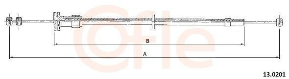 Трос відкриття капота LPR C0009BO ціна, від 8.32 USD