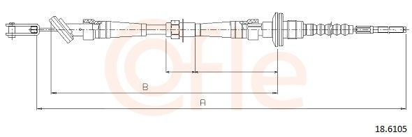 AD480106 Adriauto Трос зчеплення
