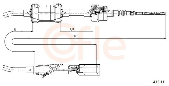 Купити Трос зчеплення Fiat Punto I 176