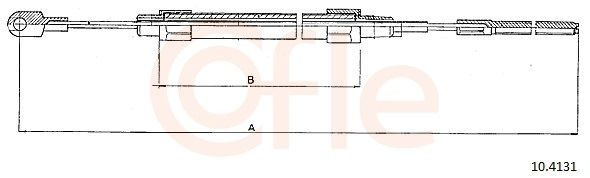 Трос ручного гальма задній, правий/лівий Adriauto AD050221 ціна, від 9.29 USD