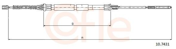 Гальмо стоянкове Adriauto AD550264