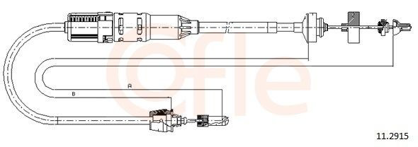Тросик зчеплення Adriauto AD410189