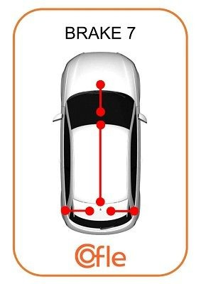 Трос ручника передній Peugeot/Citroen 1637149980