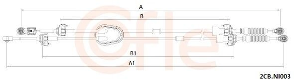 Трос коробки передач на Nissan Qashqai I J10