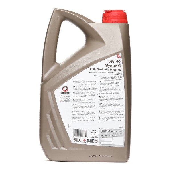 Моторне масло SYN5L Comma