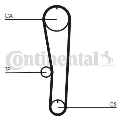 CT1132 Continental/Siemens Ремінь двигуна