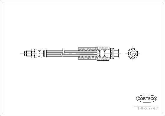 Шланг гальмівний передній Ford Scorpio II седан (GFR, GGR) (1994 - 1998) ціна, від 4.42 USD