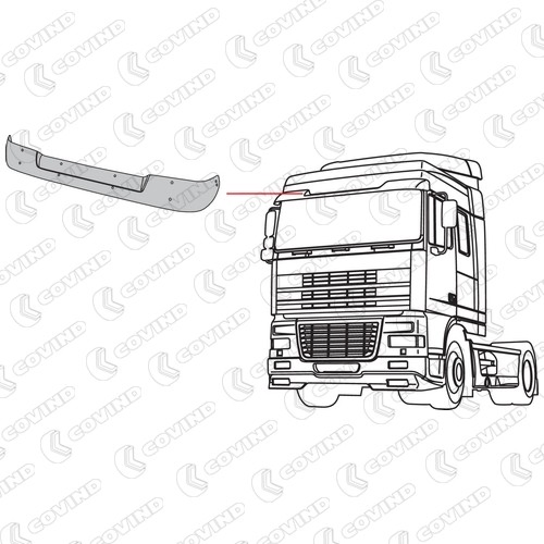 Козирок протисонячний на DAF 95 XF II 