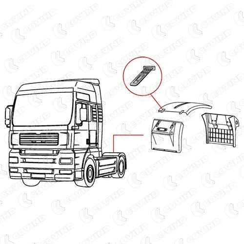 Кронштейн крила заднього Wingmax MN076 ціна, від 1.89 USD