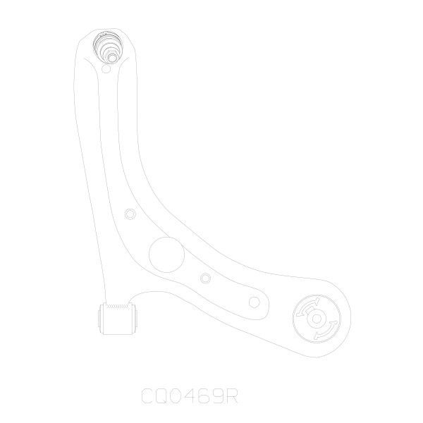 Важіль передньої підвіски нижній, правий CTR CQ0469R ціна, від 76.70 USD