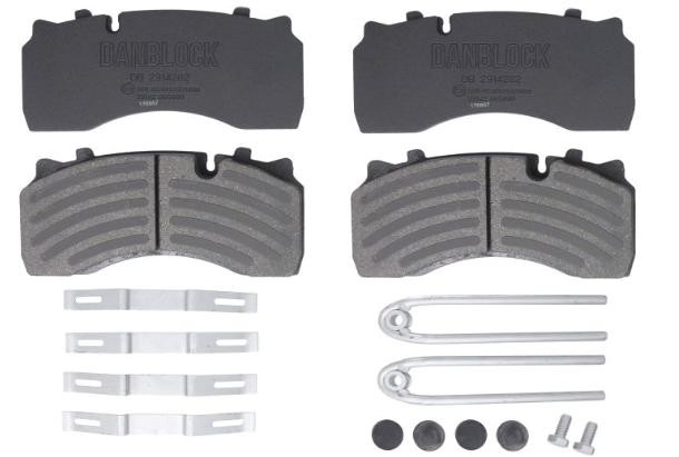DB2914282 Danblock Передні гальмівні колодки