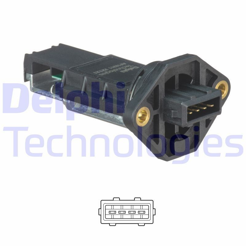 AF1031112B1 Delphi Датчик витрати повітря